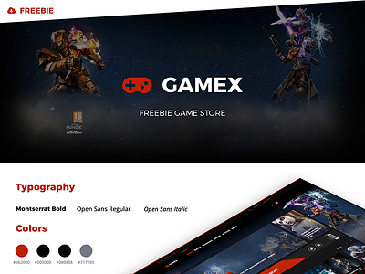 Freebie Game Store "GAMEX"