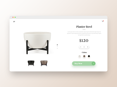 Shopping Cart Concept cart concept minimal shopping ui