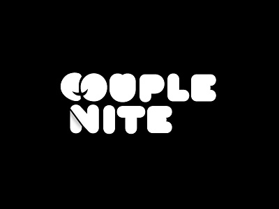 Logo for Couple Nite website branding logo logo design web design logo website