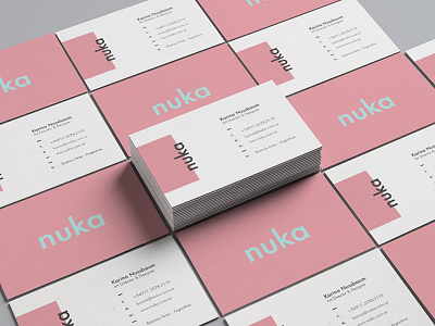 NUKA | Personal Branding 2018 brand branding business card designer graphic design identity logo personal brand