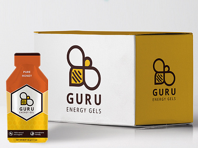 GURU Energy Gels | Logo & Packaging Design