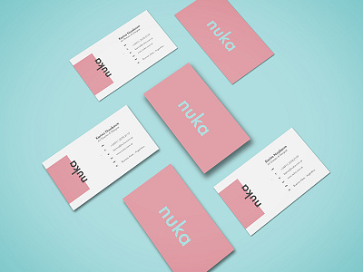 NUKA | Business cards business cards card design nuka