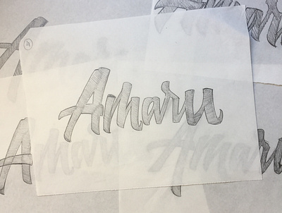 Amaru - Lettering Sketches branding graphicdesign handmade lettering lettering logo letters logo sketch sketchbook type typography