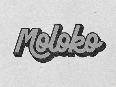 Moloko handmade lettering lettering art letters type typography