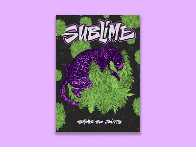 Sublime - Poster illustration lettering music poster poster poster art sublime