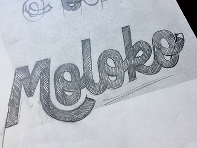 Moloko Sketches lettering logo sketch type typography