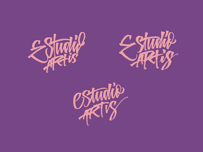 Estudio Artis calligraphy collective handmade lettering letters logo streetart streetartist type typography urban art