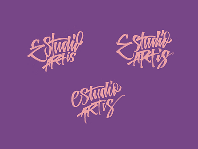 Estudio Artis calligraphy collective handmade lettering letters logo streetart streetartist type typography urban art