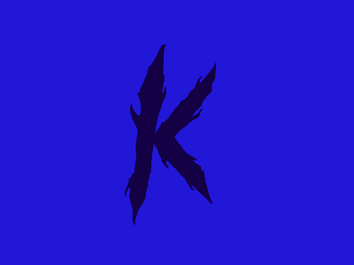 K death metal lettering letters logo metalcore trash type typography