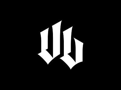 Under Life - Reduction blackletter branding lettering logo logotype monogram reduction type typography
