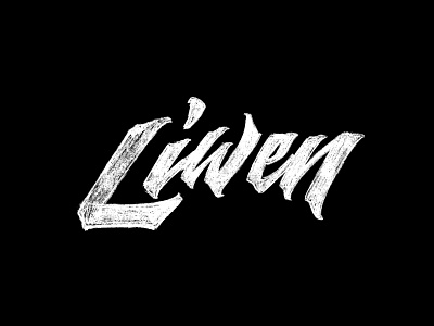 Liwen // Sketch 1 graphic design hand drawn hand lettering hand made lettering letters merch pencil sketch streetwear type typography