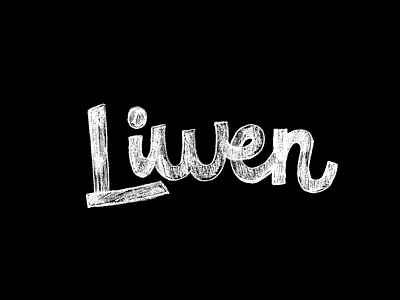 Liwen // Sketch 3 graphic design hand lettering lettering letters script sketch type typography