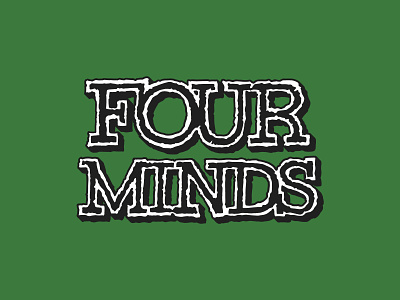 Four Minds T-Shirt #2 apparel bootleg clothing lettering nofx punk rock skate skateboarding streetwear