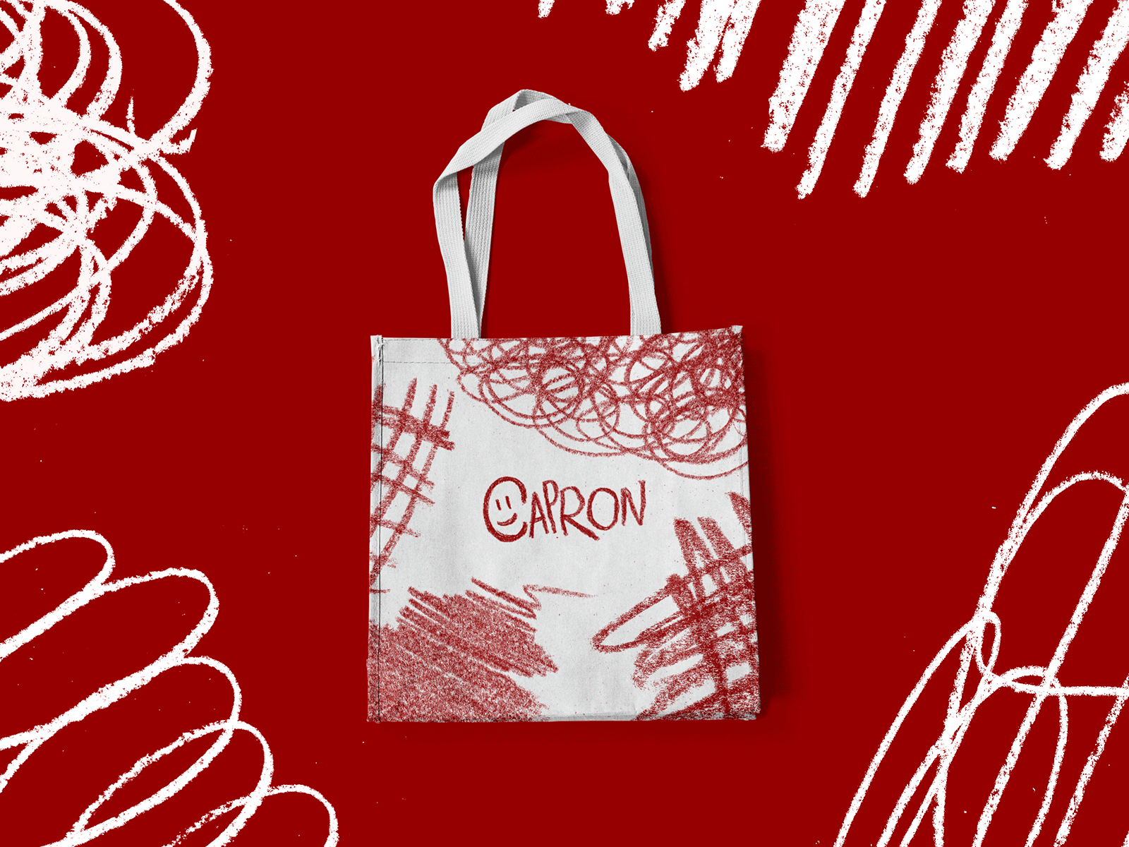 Capron // Totebag branding capron design kid kiddie lettering merch totebag typography