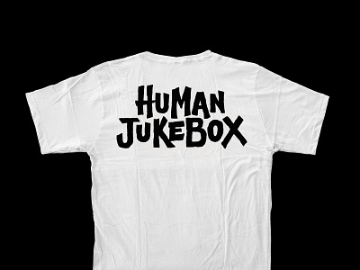 Human Jukebox // Merch #1 apparel branding electronic music graphic design logotype merch type typography