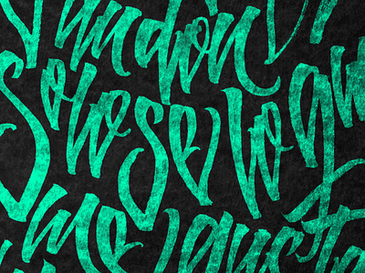 Lettering Pattern