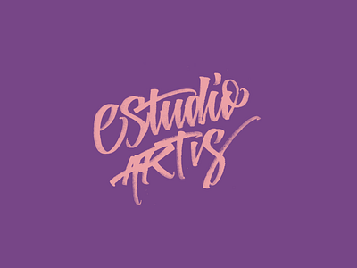 Estudio Artis - Brush Lettering Logo