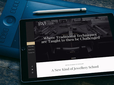 British Academy of Jewellery branding design webdesign webdevelopment