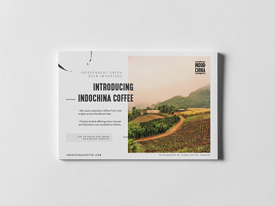 Indochina Coffee - Branding and Logo branding design postcard ux web design website