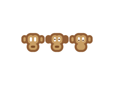 Wise Monkeys Logo animal ape brand design identity logo logomark mark monkey simian vector wise