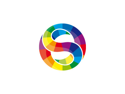 Spectral Logo art brand colorful design identity letter logo logomark mark s spectral vector