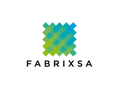 Fabrixsa Logo brand design fabric geometric identity logo logomark mark minimal modern textile vector