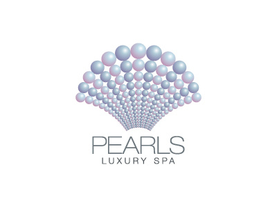 Pearls Logo beauty brand chic design elegant identity logo logomark mark posh sophisticated vector
