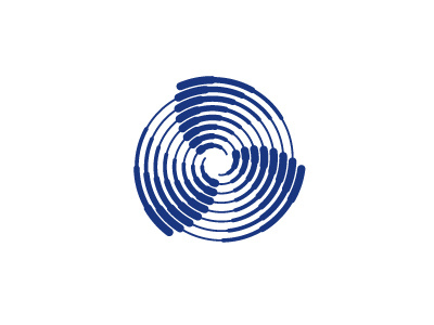 Turboflow Logo circle dynamic fan fluid geometric logo logomark mark mathematical propeller rotor spiral spirals symmetrical turbine vector vortex