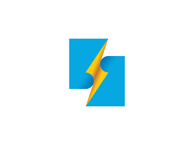 Voltage Logo design document electric geometric high voltage lightning logo logomark mark page paper symmetrical thunderbolt vector zap