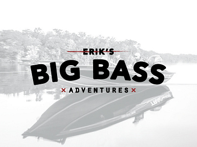 Eriks Big Bass Adventures bass fishing logo