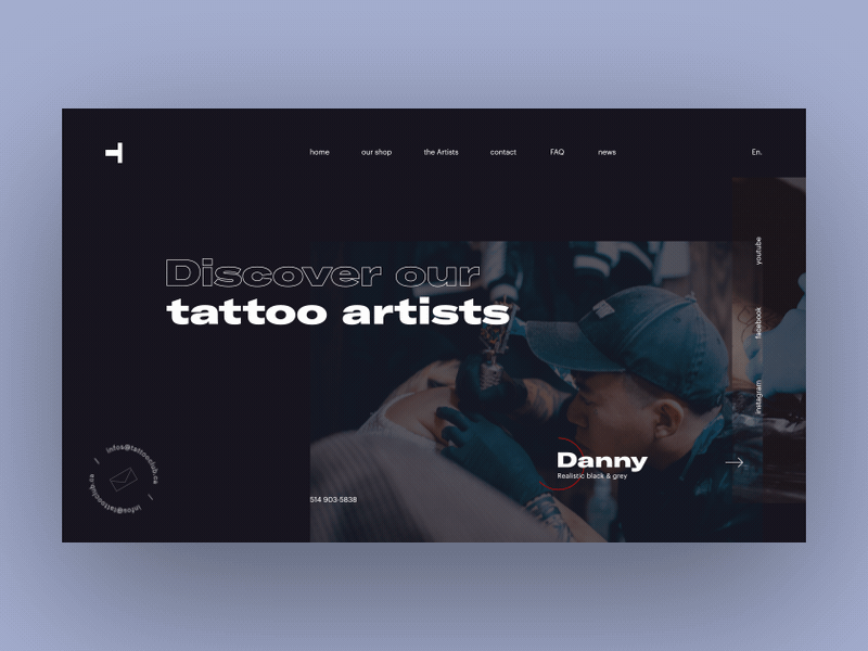 Tattoo - Daily animated UI