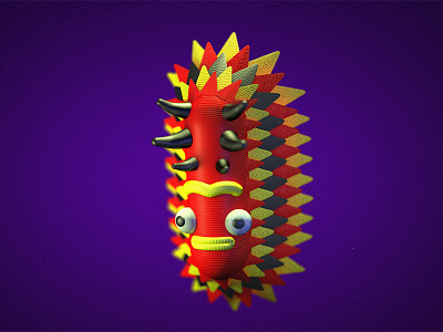 Youtellme c4d character design mograph red