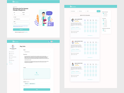 Medicine Website design flat minimal ui ux web webdesign