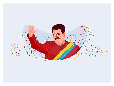 Venezuela's President design illustration graphic design political president venezuela