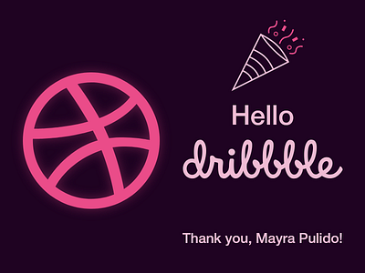 Hello, Dribbble ! debut dribbble