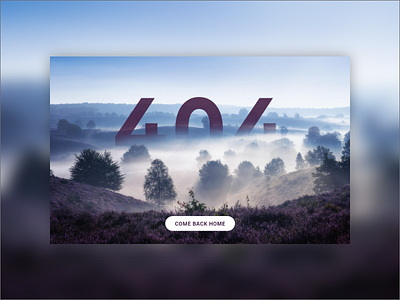 404 Page — Day 008 #dailyui 008 404 dailyui ui nature