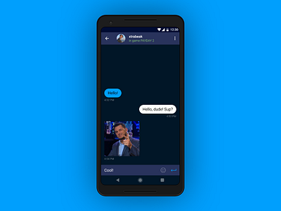 Direct Messaging — 013 #dailyui 013 dailyui direct messaging steam