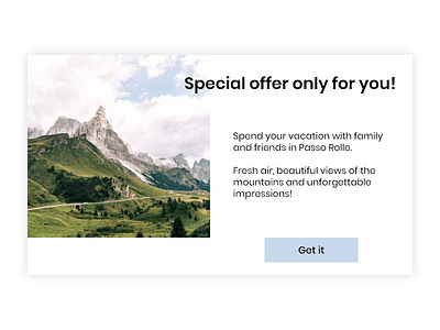 Special Offer — 036 #dailyui 036 challenge dailyui design special offer ui