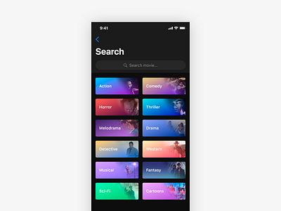 Categories — 099 #dailyui