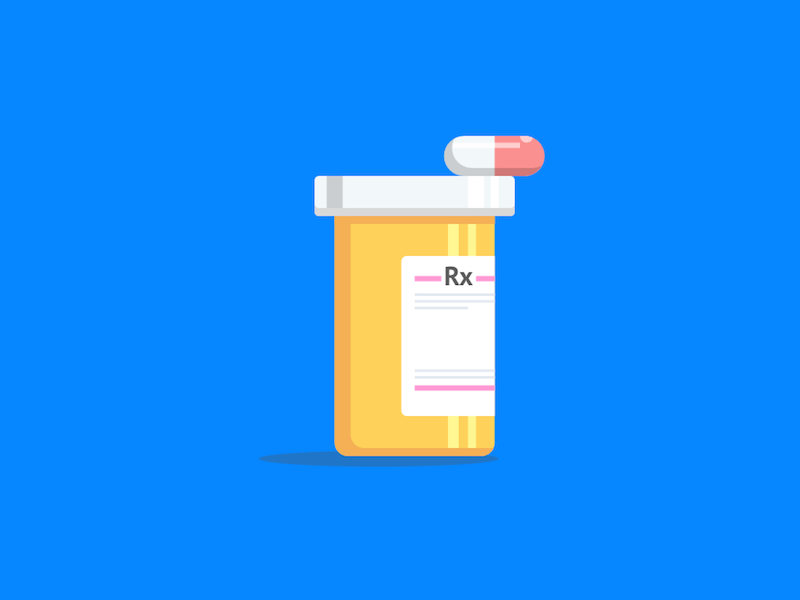 Prescription Bottle Illustration abhijeet wankhade graphic design graphic vector sketch illustration