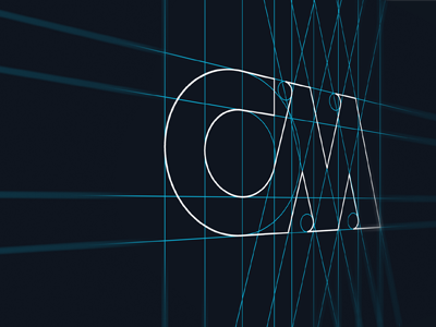 Grid - CM Design Studio blue brand branding ceciliow cecílio design grid logo