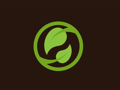 Icon Ecojob brand branding brasil brown ceciliow cecílio corporate eco ecojob green identity leave logo logotype sustainable