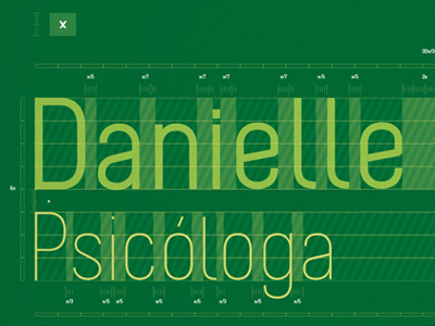 Danielle Castelo Brand Identity - Kerning / Spacing cecilio cecílio green grid kerning mendes psi psicologyst spacing