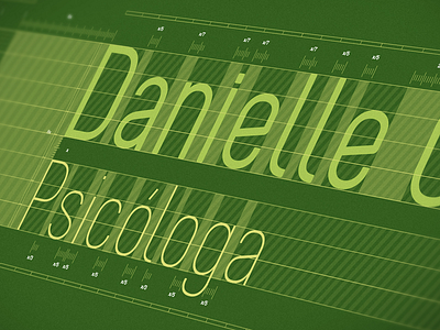 Danielle Castelo Brand Identity - Kerning / Spacing brand branding castelo danielle green grid icon kerning logo logotype psi psicology spacing