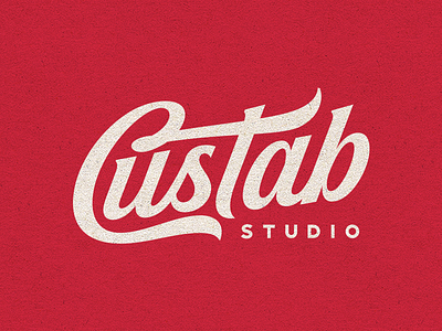 Custab calligraphy creative studio custab design agency design studio graphic design lettering logo design logotype typography vintage