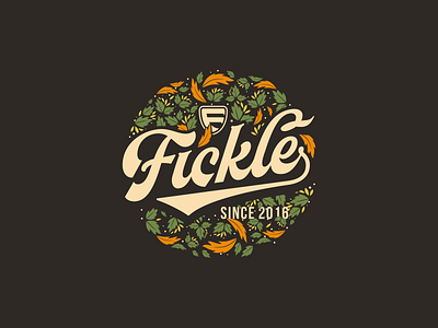 Fickle artwork calligraphy custab graphic design lettering logo summer tshirt design typography vector