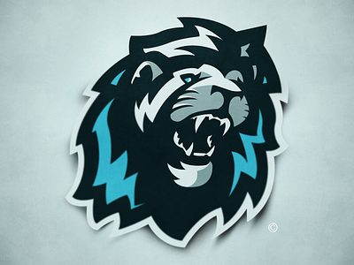 Premade Mascot logo | Lion