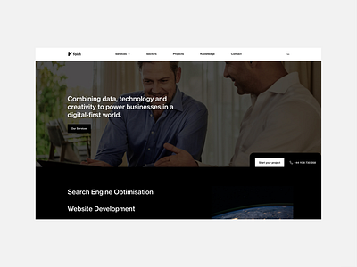 Folifi - Agency Website Design | 01 design design agency home page minimal ui web website
