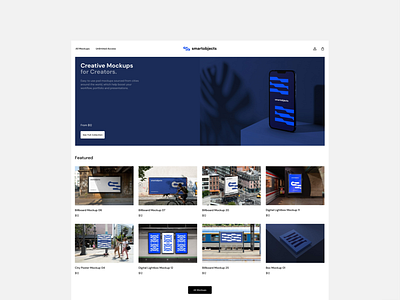 SmartObjects - A High Quality Mockup Library | 02 agency branding design design agency digital agency logo mockup mockups ui ux website
