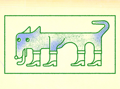 linear dog animals dog illustration logo photoshop texture vector